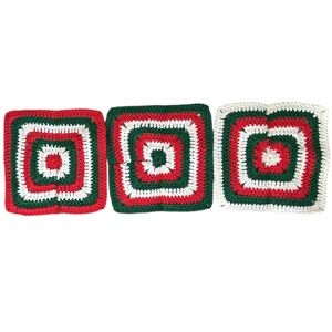 3 Peaches & Creme 100% USA #4 Medium Worsted Cotton Yarn Handmade Dishcloths